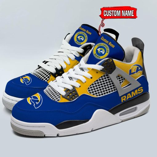 Los Angeles Rams Air Jordan 4 Sneaker V46 - Image 5