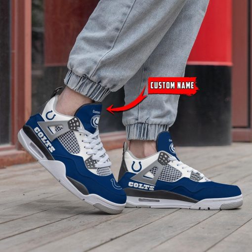 Indianapolis Colts Air Jordan 4 Sneaker V46 - Image 2