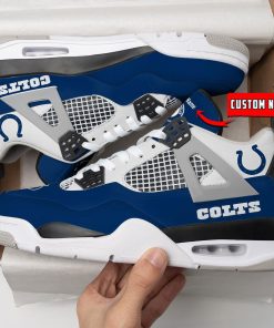 Indianapolis Colts Air Jordan 4 Sneaker V46
