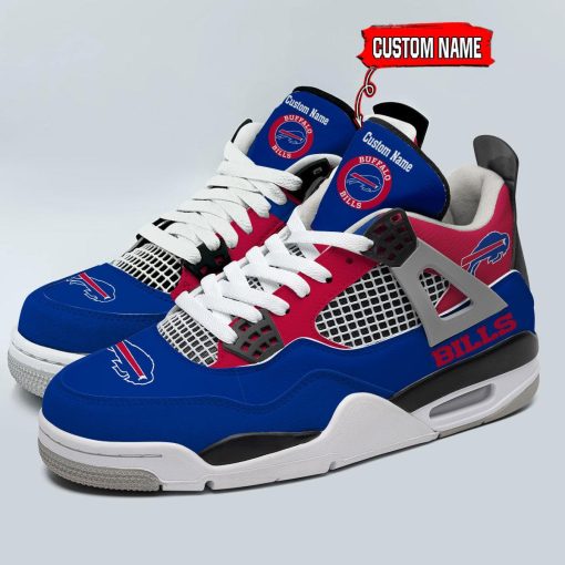 Buffalo Bills Air Jordan 4 Sneaker V46 - Image 5