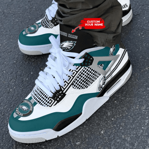 Philadelphia Eagles Air Jordan 4 Sneaker - Image 2