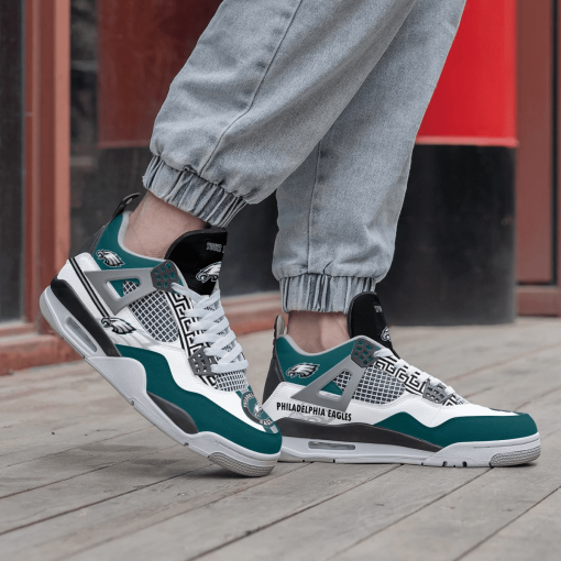 Philadelphia Eagles Air Jordan 4 Sneaker - Image 3