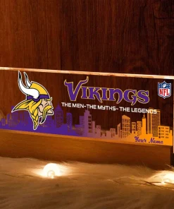 Minnesota Vikings Acrylic LED Night Light