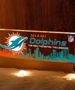 Miami Dolphins Acrylic LED Night Light
