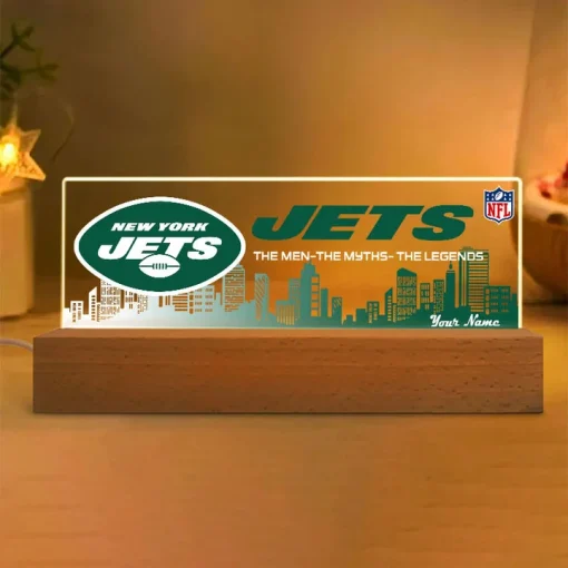 New York Jets Acrylic LED Night Light - Image 2