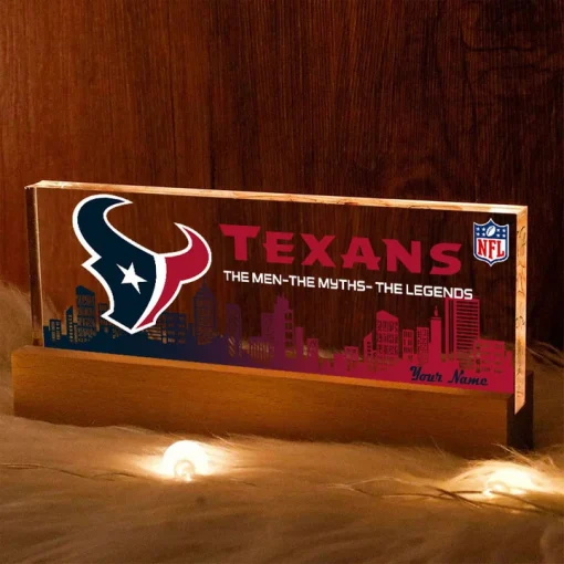 Houston Texans Acrylic LED Night Light