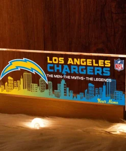 Los Angeles Chargers Acrylic LED Night Light