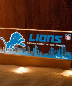 Detroit Lions Acrylic LED Night Light