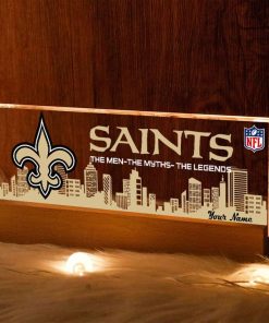 New Orleans Saints Acrylic LED Night Light