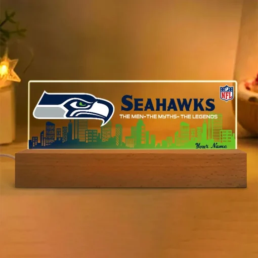 Seattle Seahawks Acrylic LED Night Light - Image 2