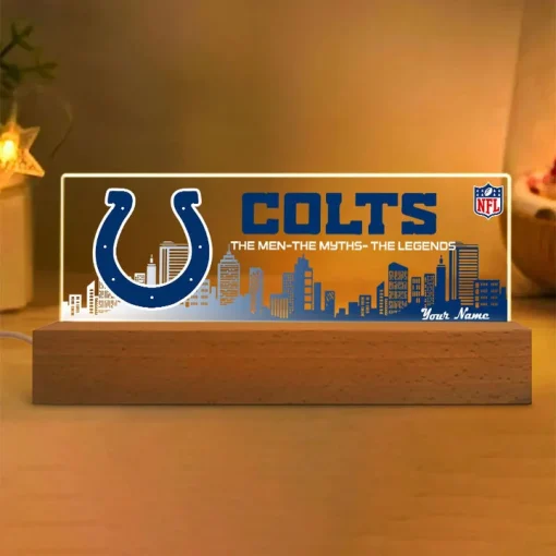 Indianapolis Colts Acrylic LED Night Light - Image 2