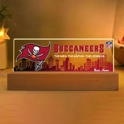 Tampa Bay Buccaneers Acrylic LED Night Light - Image 2