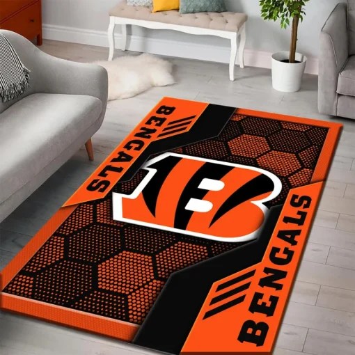 Cincinnati Bengals Rectangle Rug - Image 3