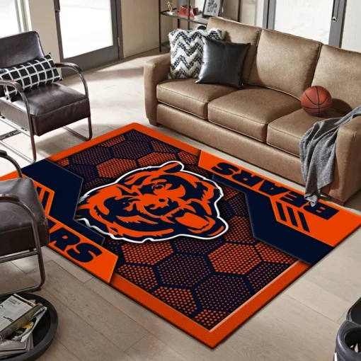 Chicago Bears Rectangle Rug - Image 3