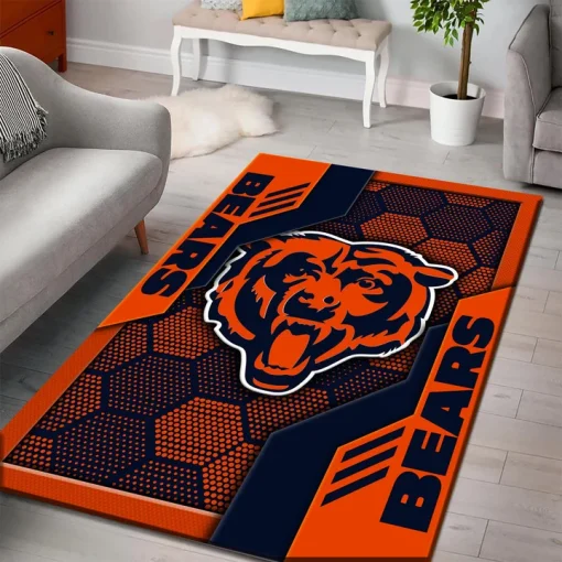 Chicago Bears Rectangle Rug - Image 2