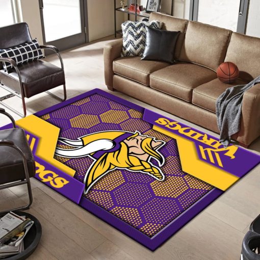 Minnesota Vikings Rectangle Rug - Image 3