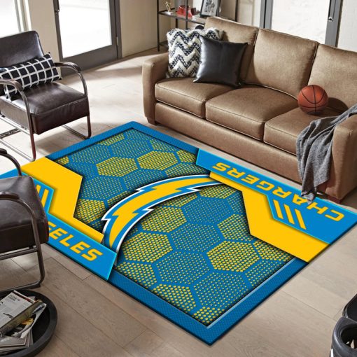 Los Angeles Chargers Rectangle Rug - Image 3