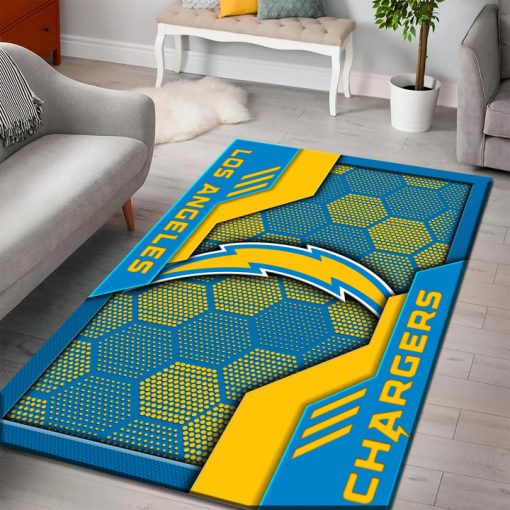 Los Angeles Chargers Rectangle Rug - Image 2