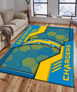 Los Angeles Chargers Rectangle Rug