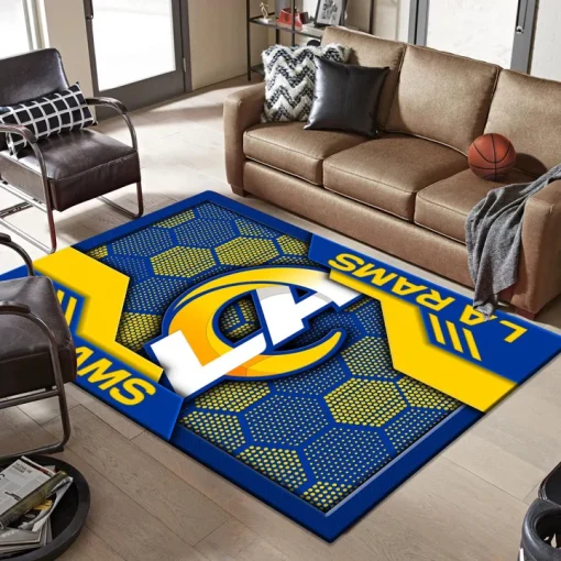 Los Angeles Rams Rectangle Rug - Image 2