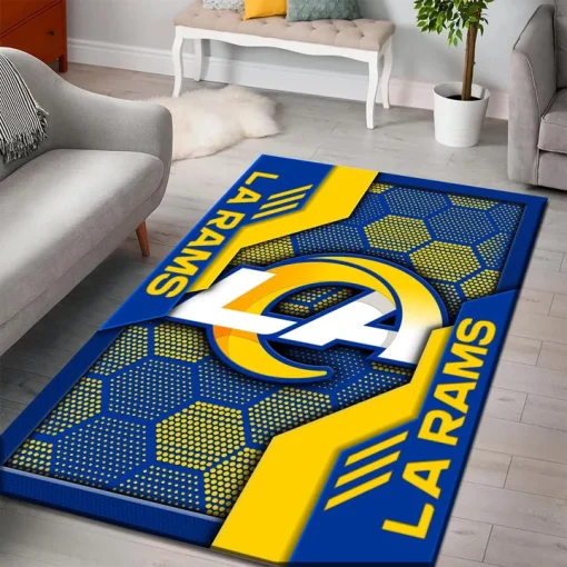 Los Angeles Rams Rectangle Rug - Image 3