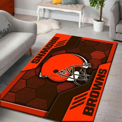 Cleveland Browns Rectangle Rug - Image 2
