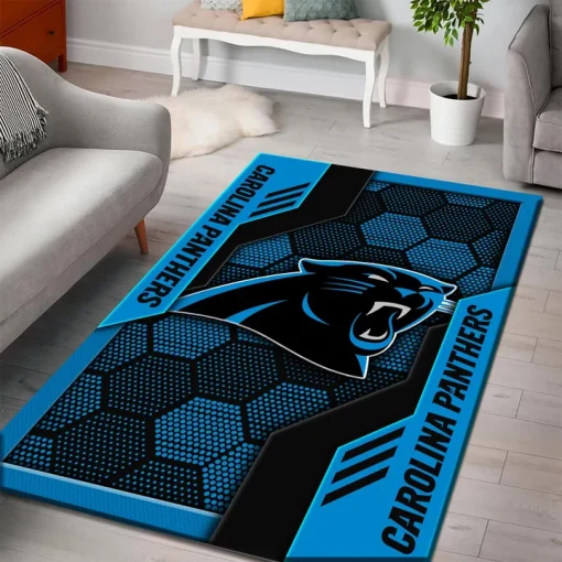 Carolina Panthers Rectangle Rug - Image 3