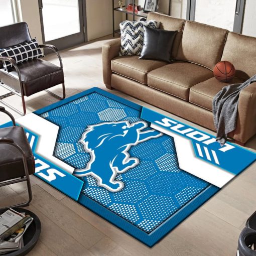 Detroit Lions Rectangle Rug - Image 2