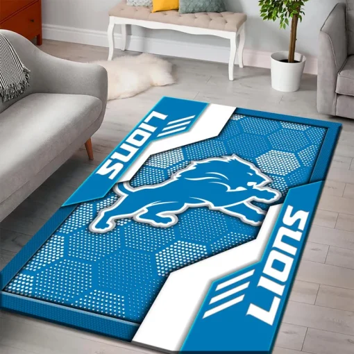 Detroit Lions Rectangle Rug - Image 3