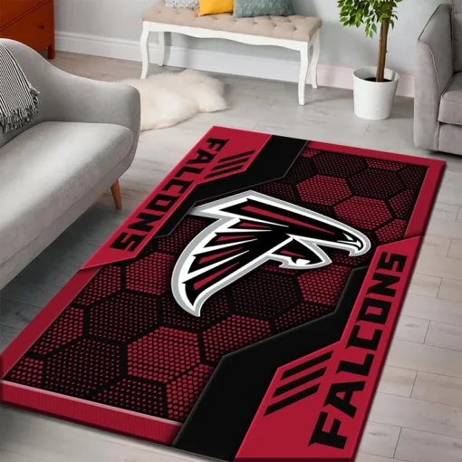Atlanta Falcons Rectangle Rug - Image 3