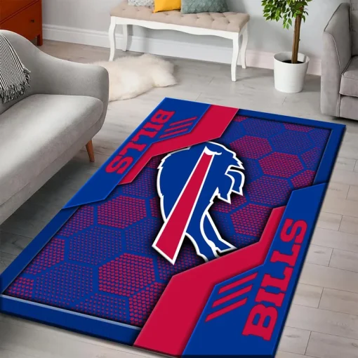 Buffalo Bills Rectangle Rug - Image 3
