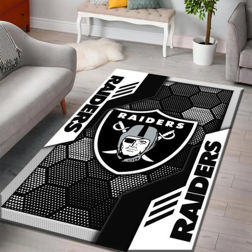 Las Vegas Raiders Rectangle Rug - Image 2