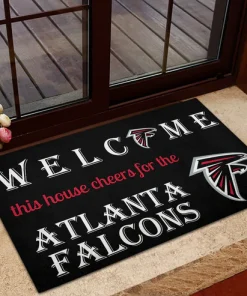 Welcome This House Cheer for Atlanta Falcons Doormat