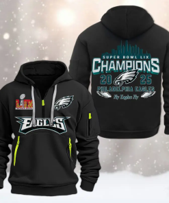[Limited Edition] Philadelphia Eagles 2024 LIX Super Bowl Champion Heavy Hoodie
