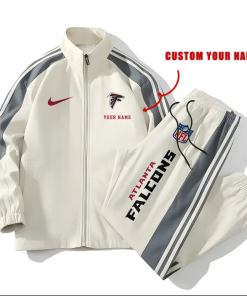 Atlanta Falcons Football Unisex Style Versatile Sports Set Jacket And Pants Ver 2