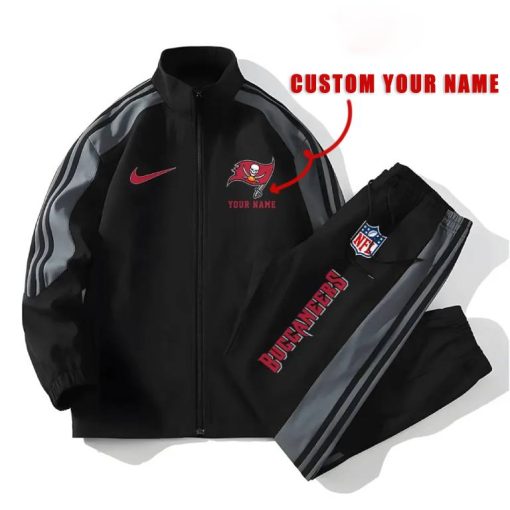 Tampa Bay Buccaneers Football Unisex Style Versatile Sports Set Jacket And Pants Ver 2 - Image 3