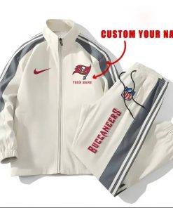 Tampa Bay Buccaneers Football Unisex Style Versatile Sports Set Jacket And Pants Ver 2