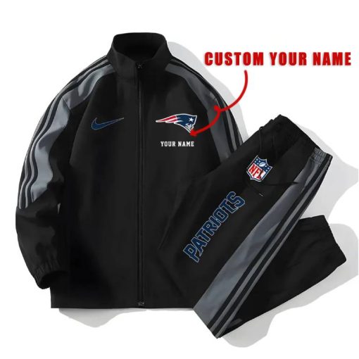 New England Patriots Football Unisex Style Versatile Sports Set Jacket And Pants Ver 2 - Image 3