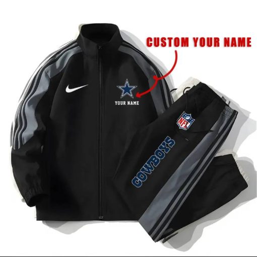 Dallas Cowboys Football Unisex Style Versatile Sports Set Jacket And Pants Ver 2 - Image 3