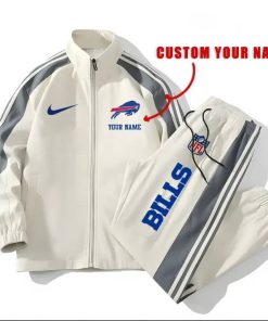 Buffalo Bills Football Unisex Style Versatile Sports Set Jacket And Pants Ver 2