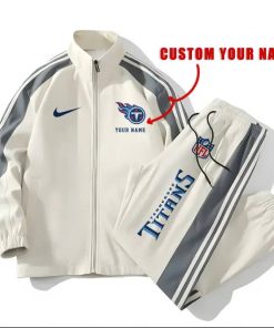 Tennessee Titans Football Unisex Style Versatile Sports Set Jacket And Pants Ver 2