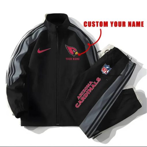 Arizona Cardinals Football Unisex Style Versatile Sports Set Jacket And Pants Ver 2 - Image 3
