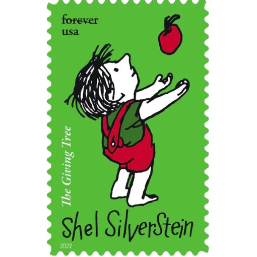 Forever Stamps Shel Silverstein 2022 Stamps Coil of 100 PCS/Roll