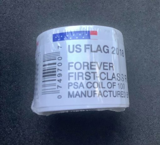 Forever Stamps 2018 Brand New Sealed Rolls Coil of 100 PCS/Roll
