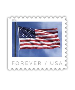Forever Stamps 2019 U.S Flag Stamps Coil of 100 PCS/Roll