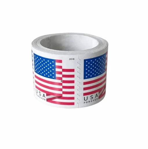 Forever Stamps Flag 2018 Roll Stamps Coil of 100 PCS/Roll - Image 3