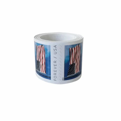 Forever Stamps Flag 2019 Roll Stamps Coil of 100 PCS/Roll - Image 3