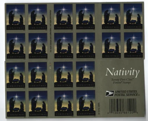 Forever Stamps Nativity Christmas 2016 Stamps Coil of 100 PCS/Roll - Image 3