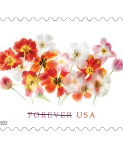 Forever Stamps Tulips 2022 Stamps Coil of 100 PCS/Roll
