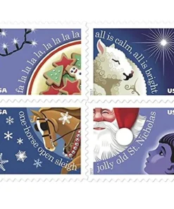 Forever Stamps Christmas Carols 2017 Stamps Coil of 100 PCS/Roll